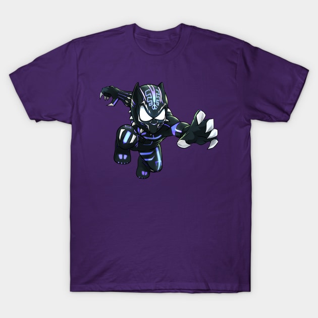 Black Panther T-Shirt by BlazeManga